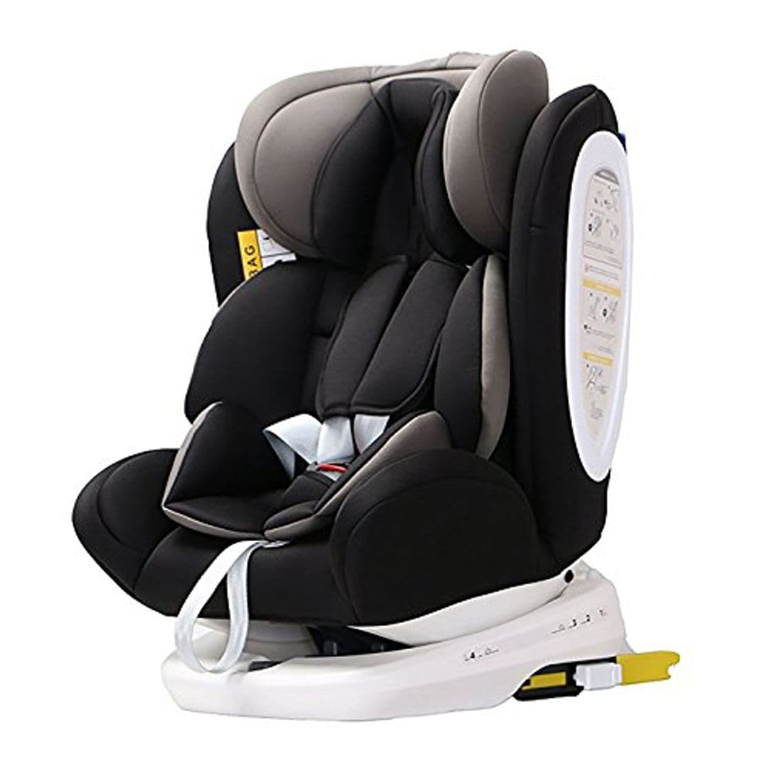 Product Star Ibaby - Silla de coche grupo 0+/1/2/3 Isofix rotación 360º