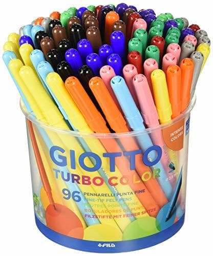 Electrónica Giotto- Turbo Color Rotuladores, 96 Unidades,