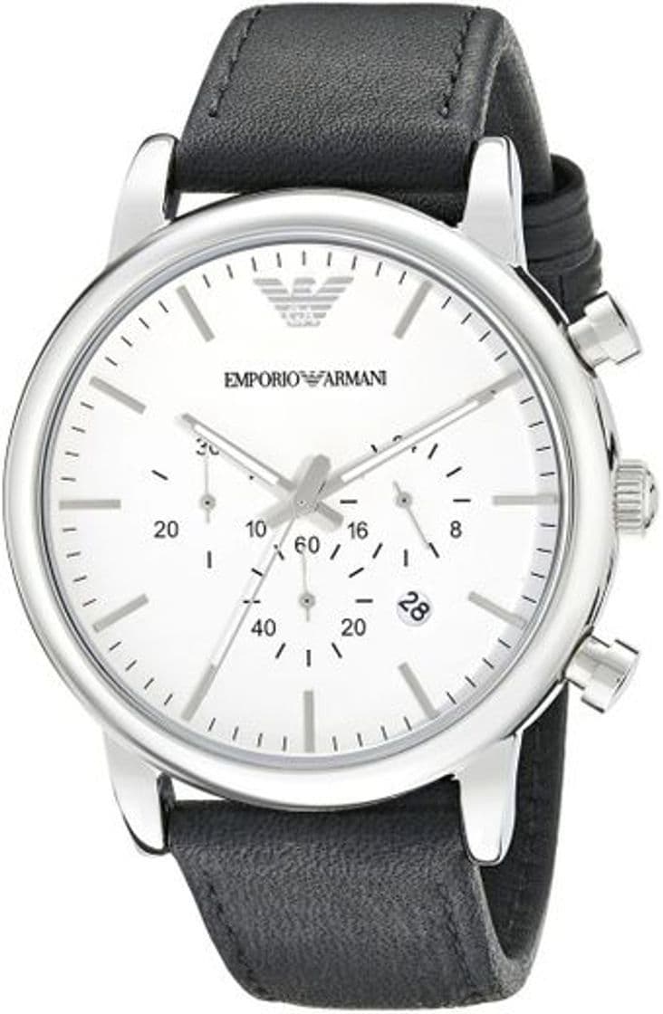 Lugar Emporio Armani Reloj para Hombre de Cuarzo con Correa en Cuero AR1807