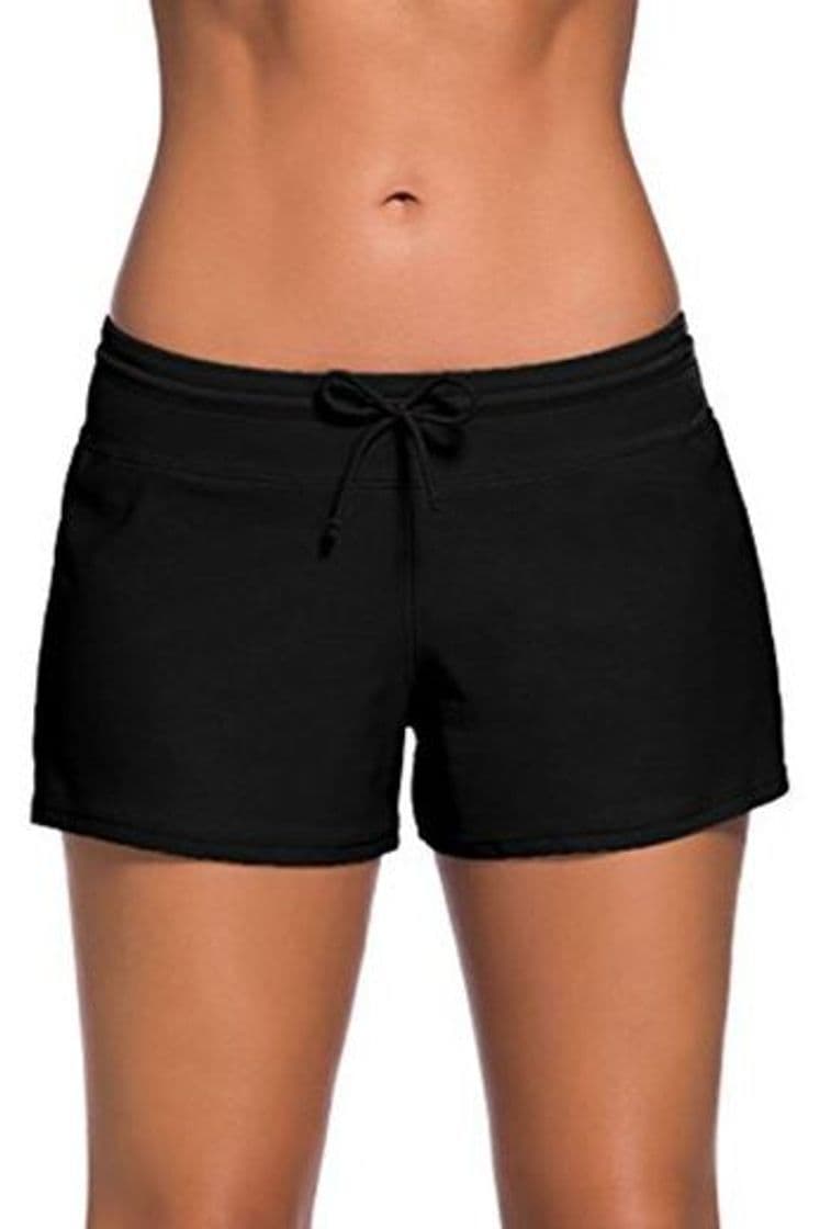 Fashion Tmaza Shorts de Baño Mujer Bañador Short Deportes Acuáticos Shorts de Natación