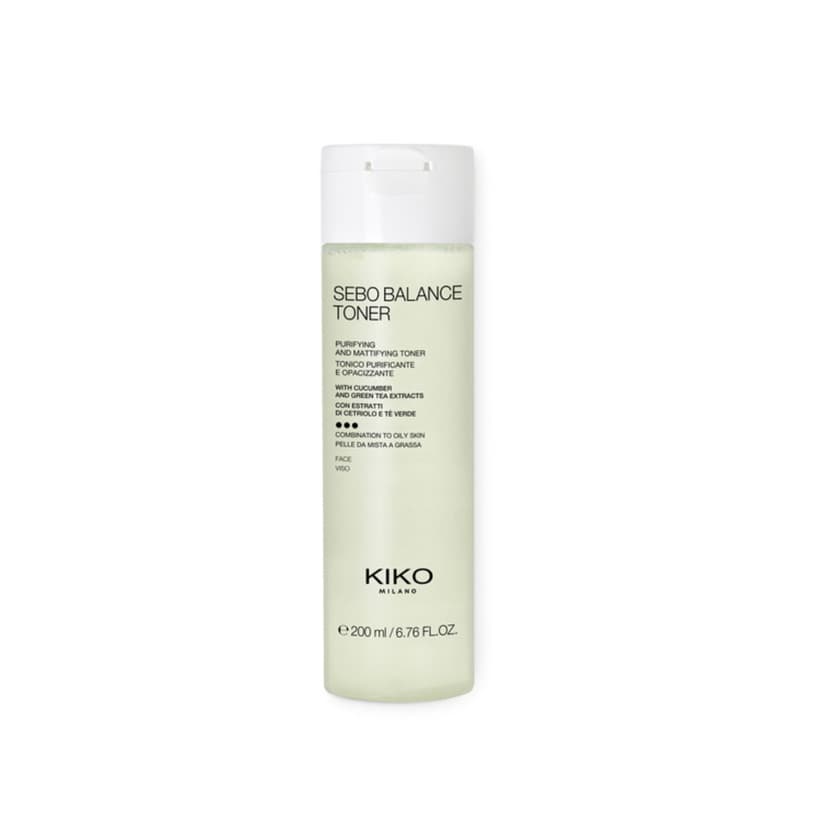 Producto Tónico purificante y matificante -Sebo Balance Toner- KIKO MILANO