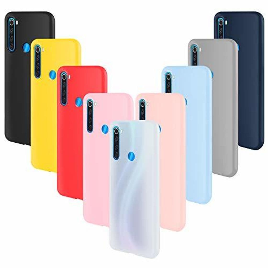 Producto ivencase 9 × Funda Xiaomi Redmi Note 8, Carcasa Fina TPU Flexible