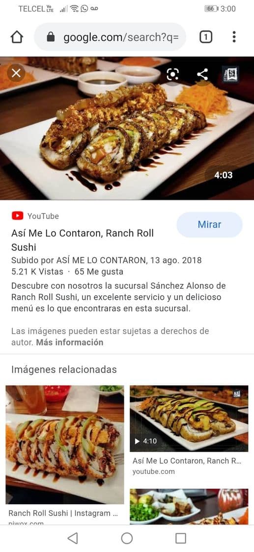 Restaurants Ranch Roll Sushi Tres Rios