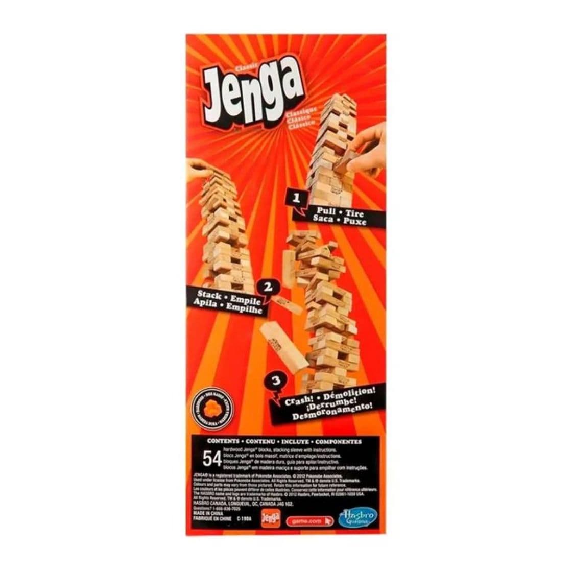 Moda Jenga Hasbro Gaming Clásico | Walmart en línea