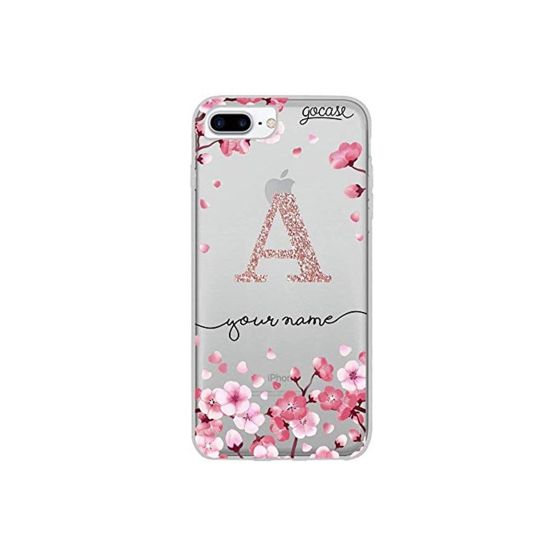 Electrónica Gocase Cherry Petals Initial Glitter