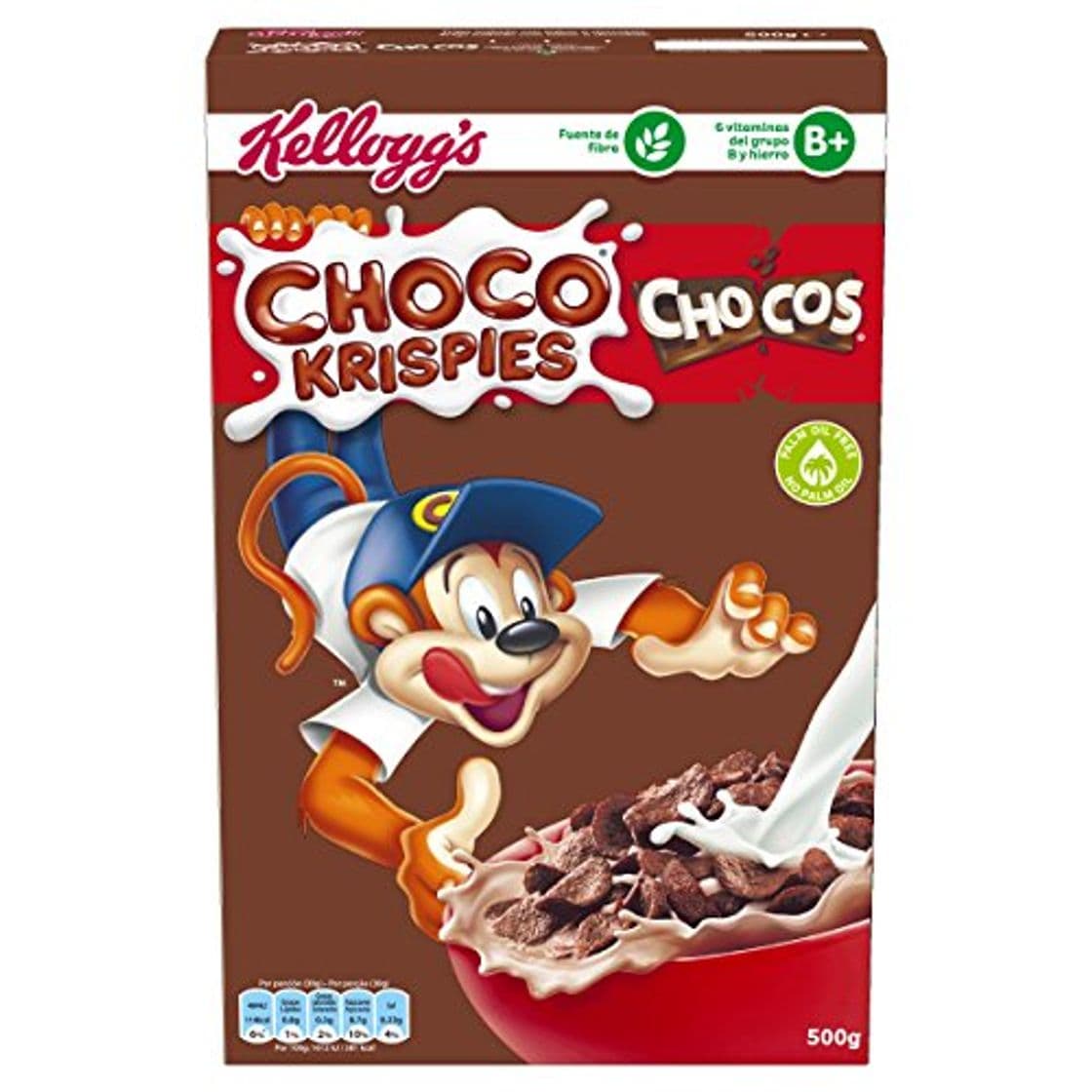 Producto Kellogg's Cereales Choco Krispies Chocos  - 2 Paquetes de 500 gr