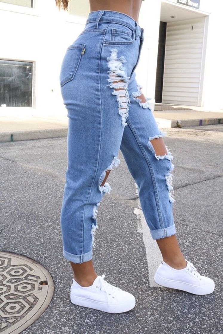 Moda Ripped jeans