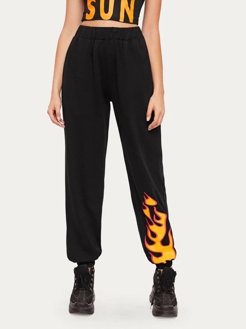 Product Fire Graphic Joggers