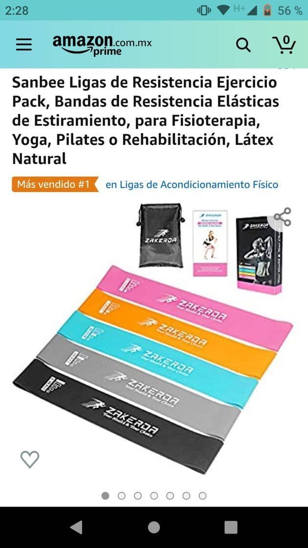 Product Ligas de ejercicio