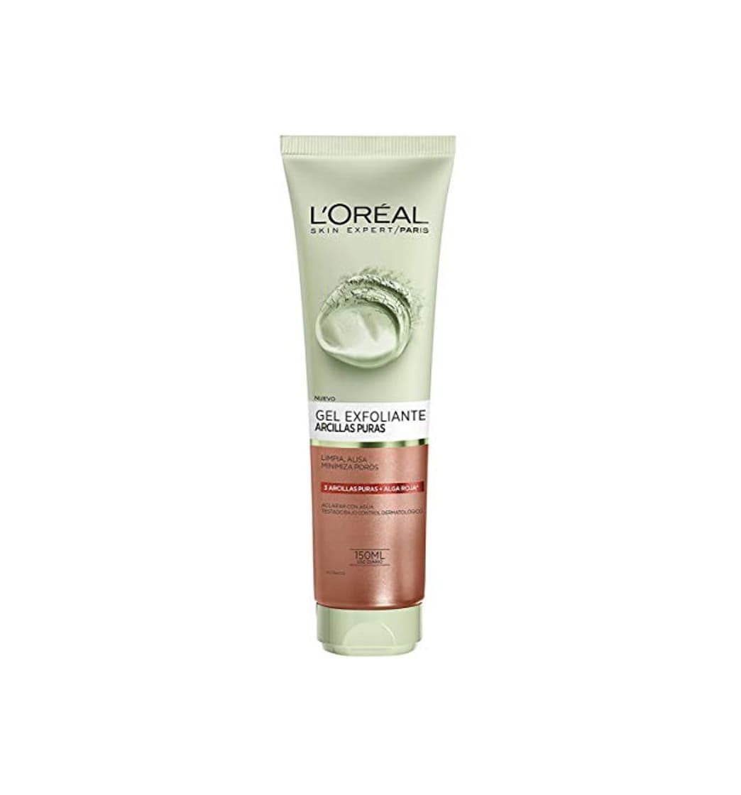 Belleza L'Oréal Paris Gel Limpiador Exfoliante Arcillas Puras Roja