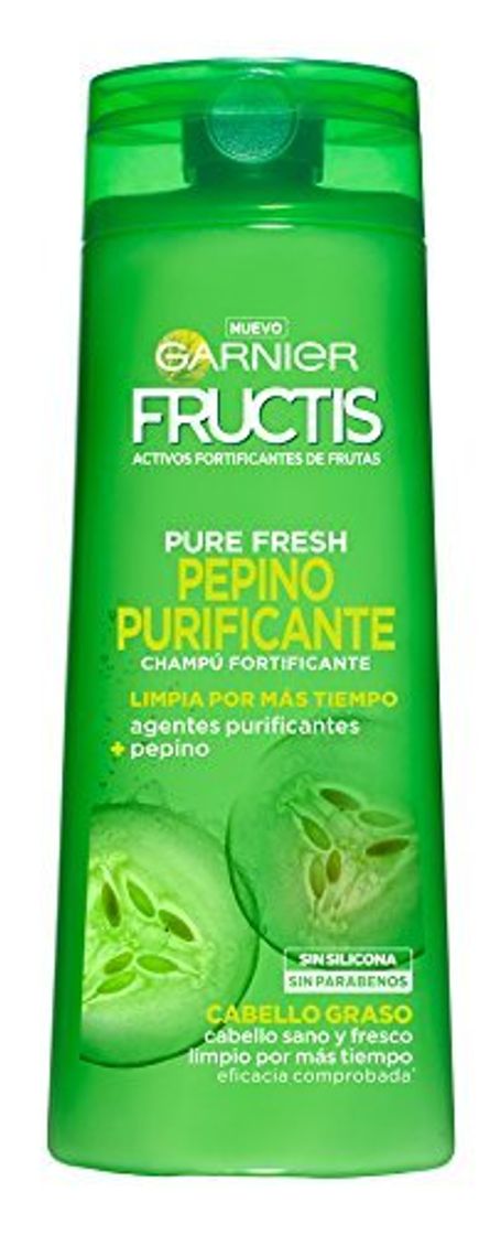 Beauty Garnier Fructis Champú Pure Fresh Pepino Purificante