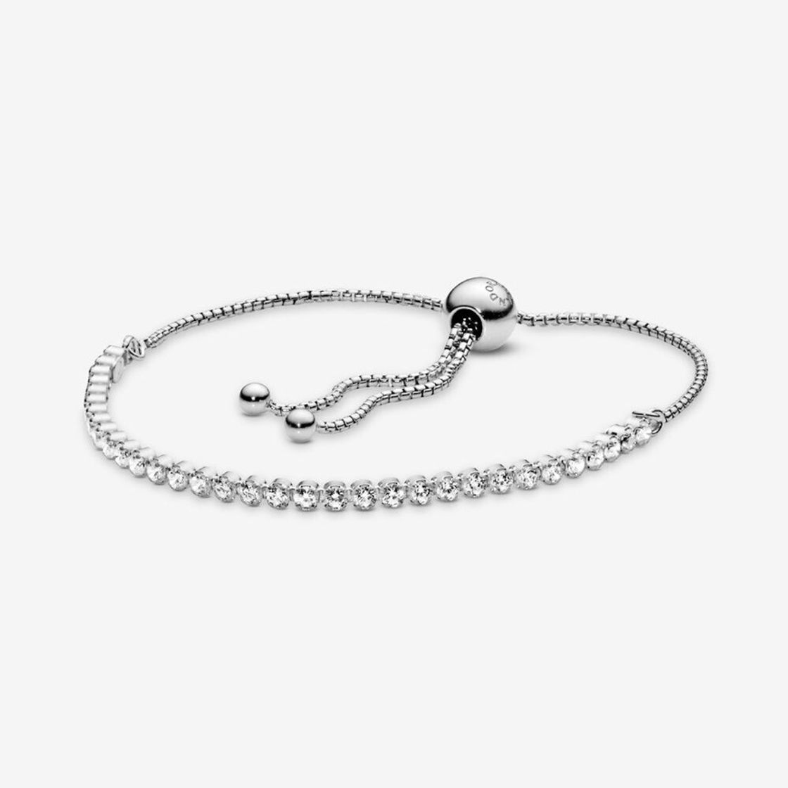 Moda Sparkling Slider Tennis Bracelet | PANDORA