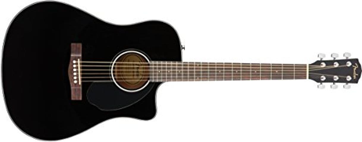 Lugar Fender CD-60SCE Black Guitarra Acústica