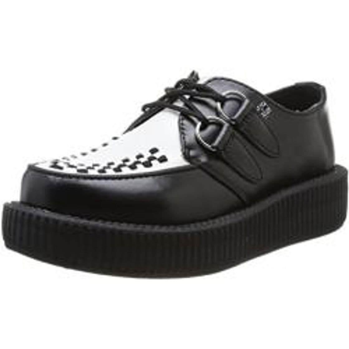 Moda T.U.K. Viva Mondo Creeper, Zapatillas Bajas Unisex Adulto, Negro