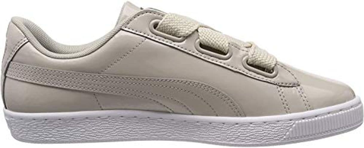 Moda Puma Basket Heart Patent Wn's, Zapatillas para Mujer, Gris