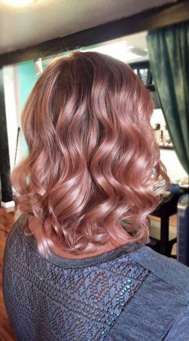 Moda Cabello rosado🌺✨