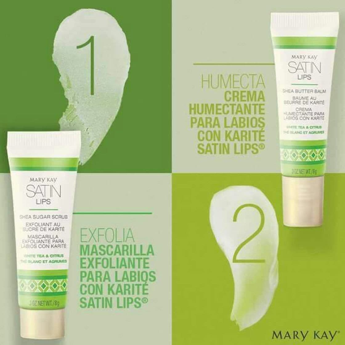 Moda Mascarilla Exfoliante para Labios con Karité Satin Lips® | Mary Kay