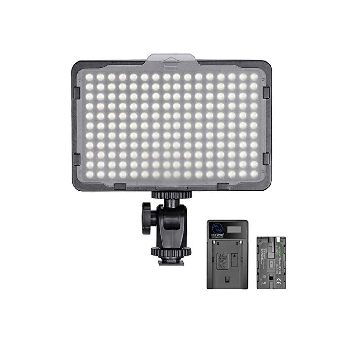 Electronic Neewer Regulable 176 LED Luz de Video 5600K en Panel de Luz