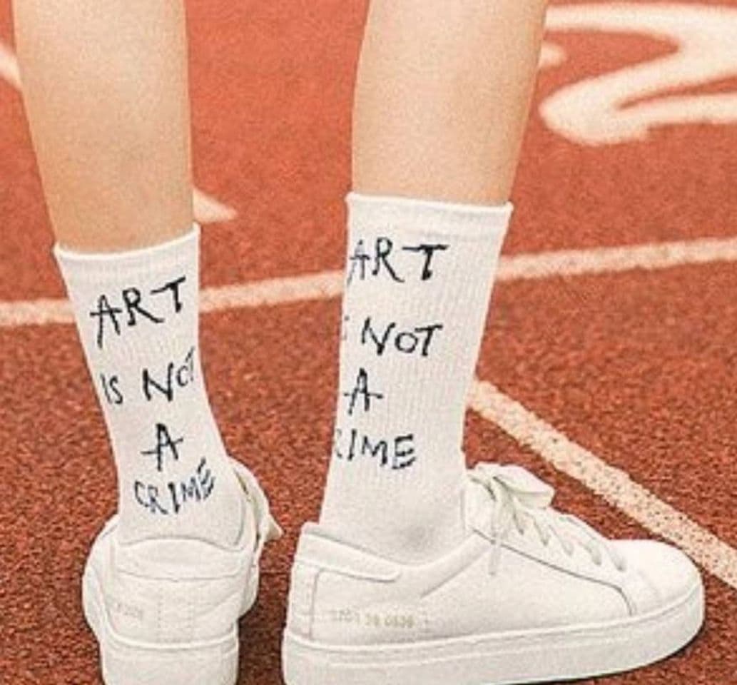 Moda Calcetines-Art is not a crime