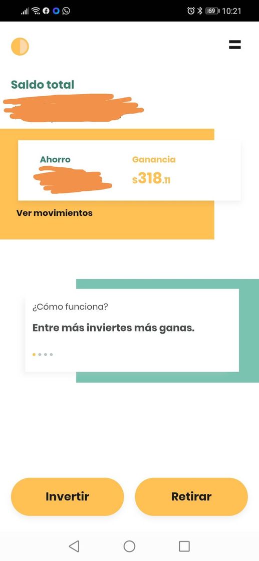 App DINN: Invierte fácil