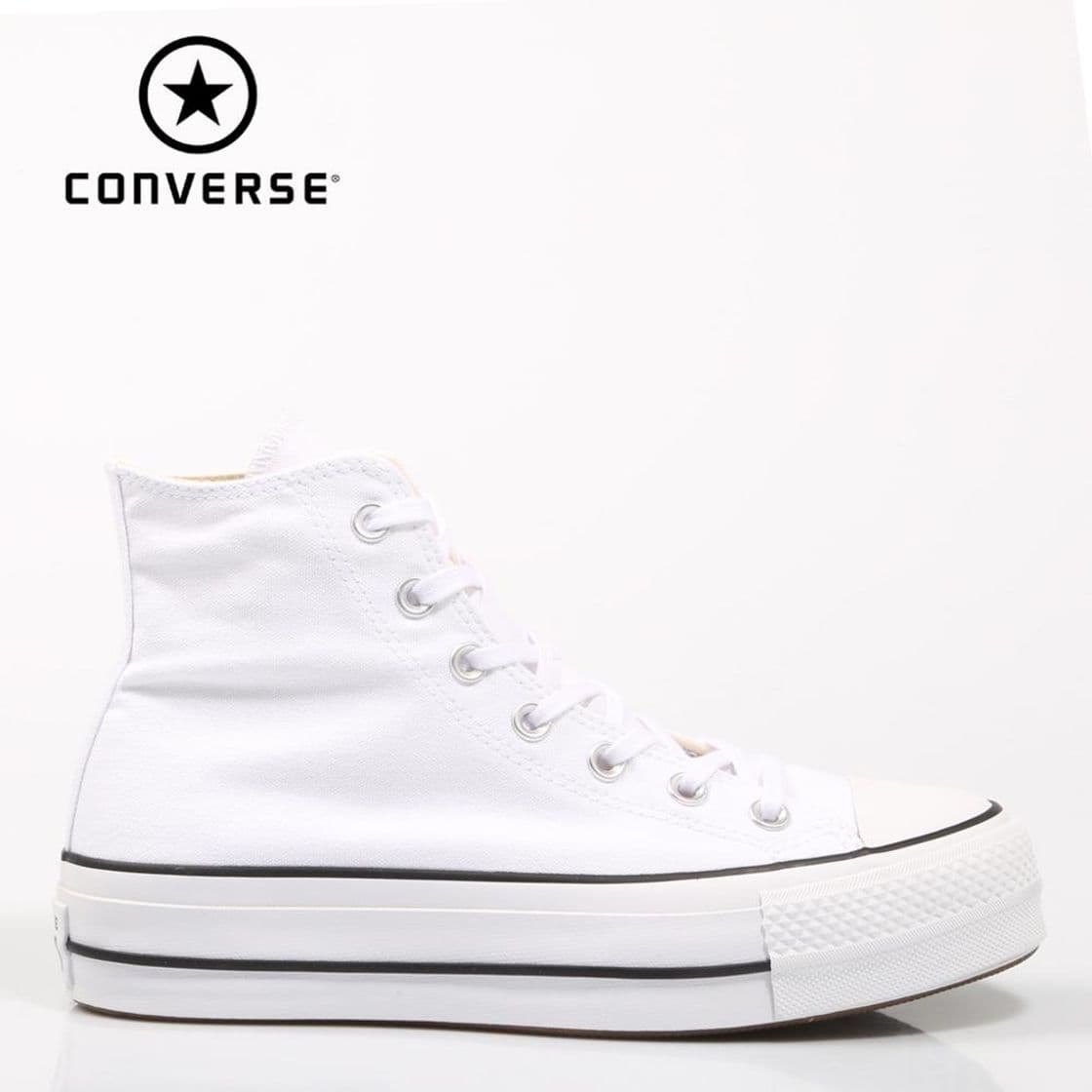 Producto Converse Chuck Taylor CTAS Lift Hi, Zapatillas para Mujer, Negro