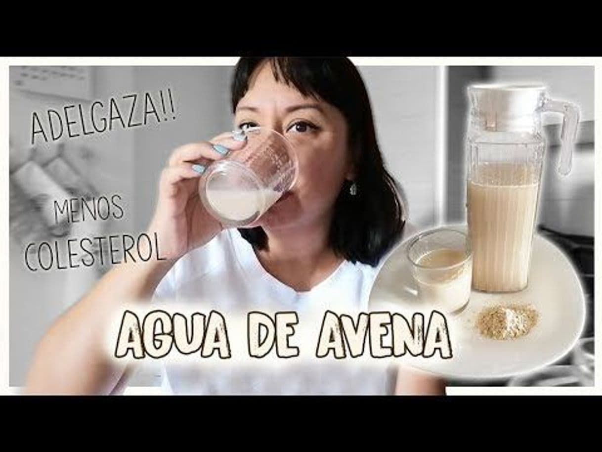 Fashion Agua de avena para bajar de peso y nivelar colesterol 