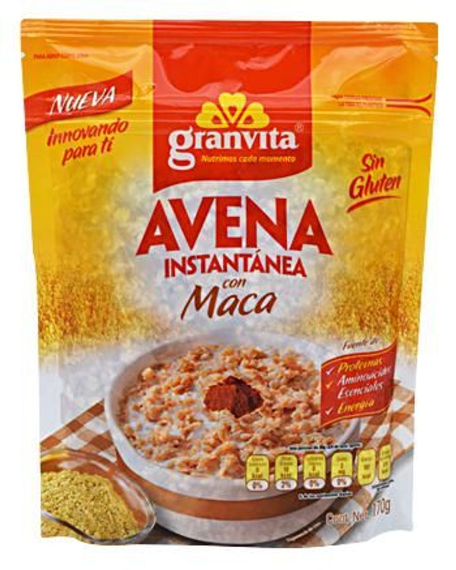 Fashion Avena Instantanea Con Maca Sin Gluten 170 G ( Granvita )