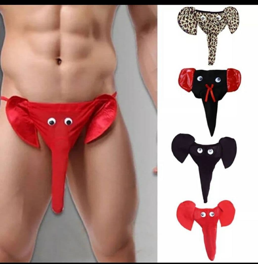 Fashion Sexy tanga de elefantito para que tu novio marido guamante 