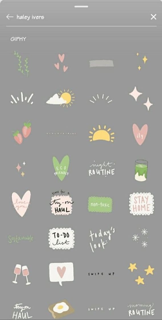 Moda Stickers para Instagram 