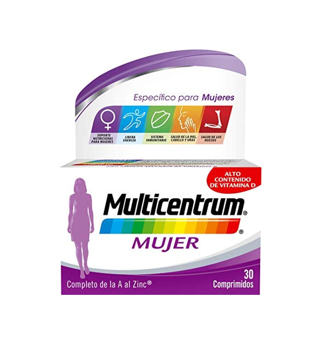 Producto Multicentrum Mujer Complemento Alimenticio con 13 Vitaminas y 11 Minerales