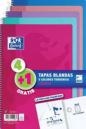 Electrónica Oxford - Pack de 5 cuadernos