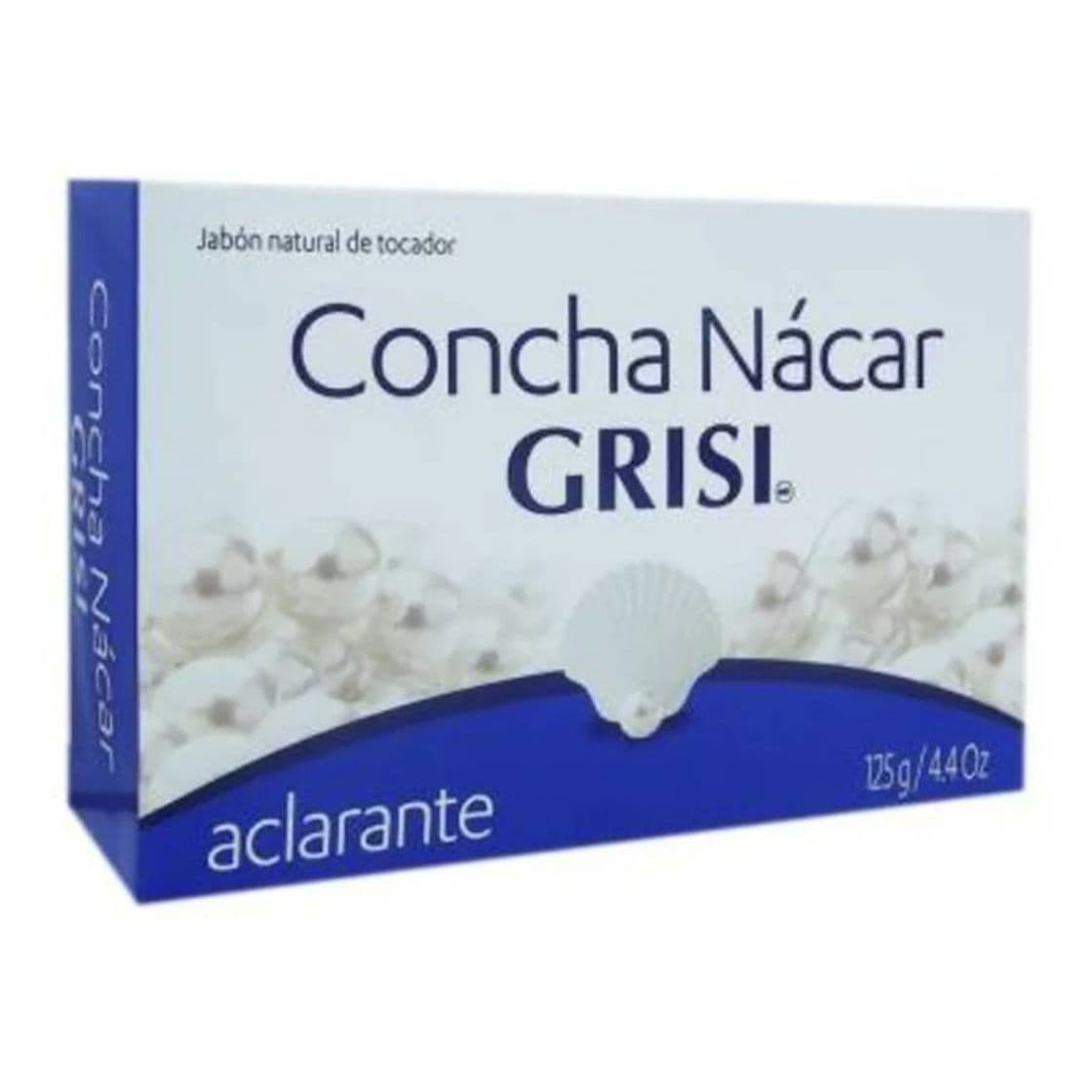 Fashion Jabón de tocador Grisi concha nácar aclarante 125 g.