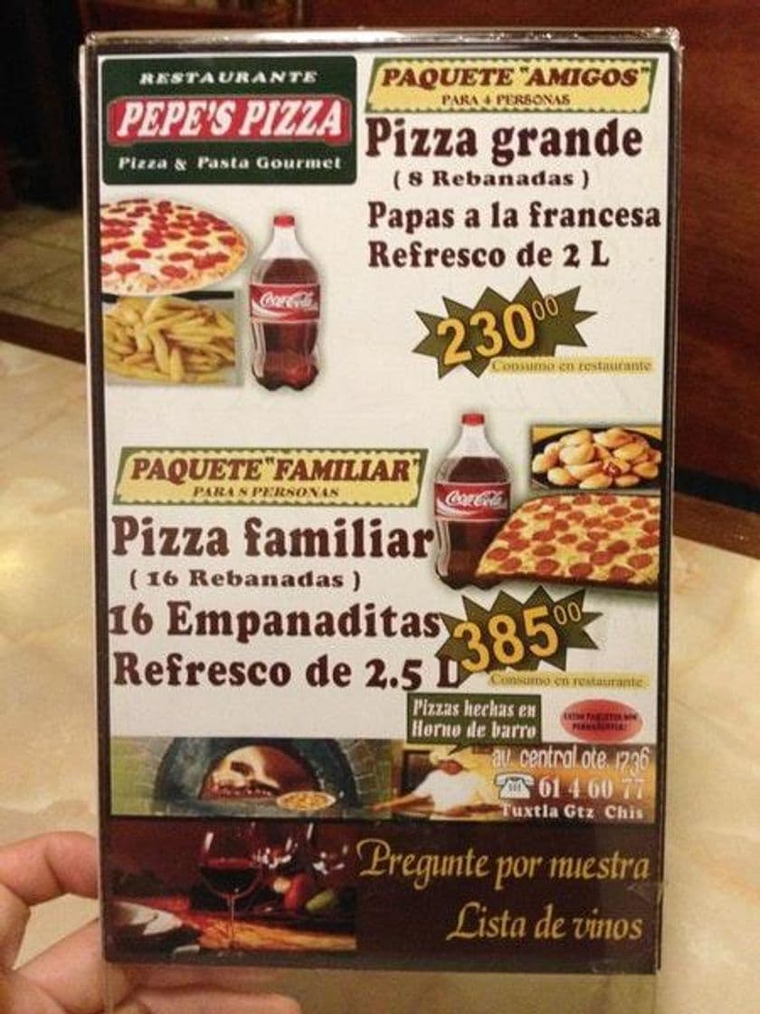 Lugar Pepe's Pizza