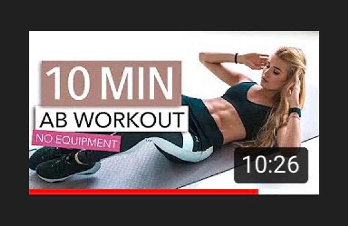 Fashion 10 MIN AB WORKOUT - Pamela Reif 