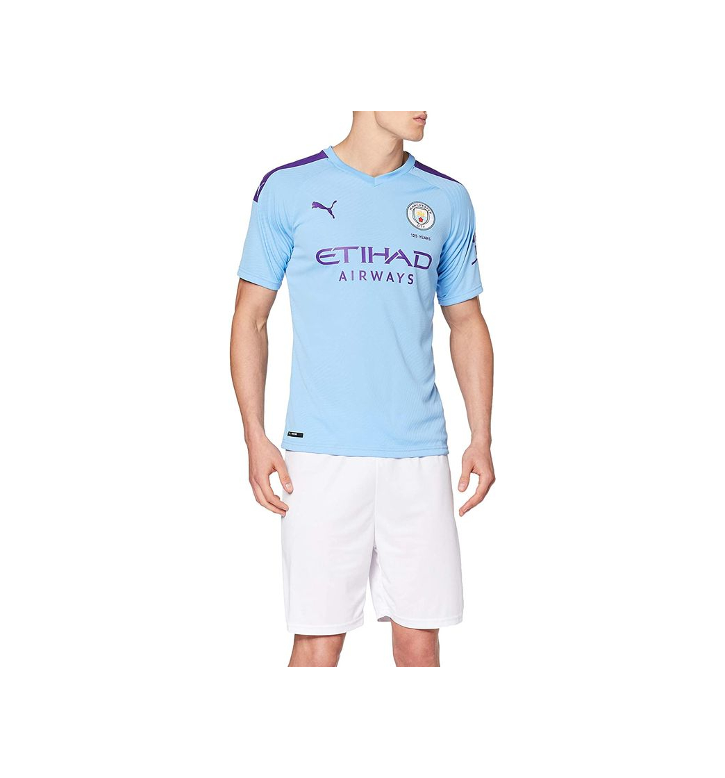 Fitness Puma Men's MCFC HOME Shirt Replica SS with Sponsor Logo Jersey