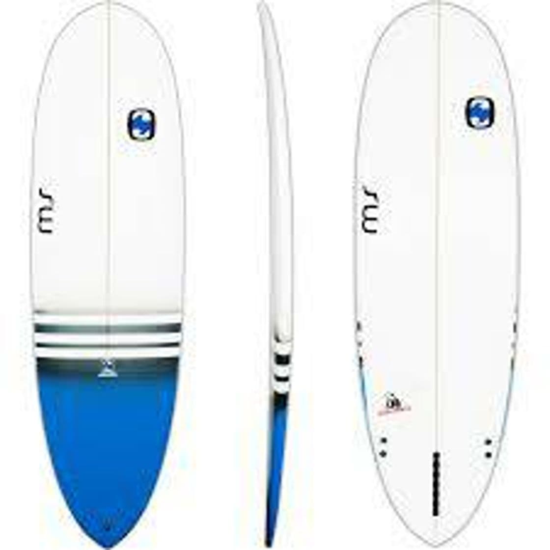 Moda Tabla surf blancoazul 4