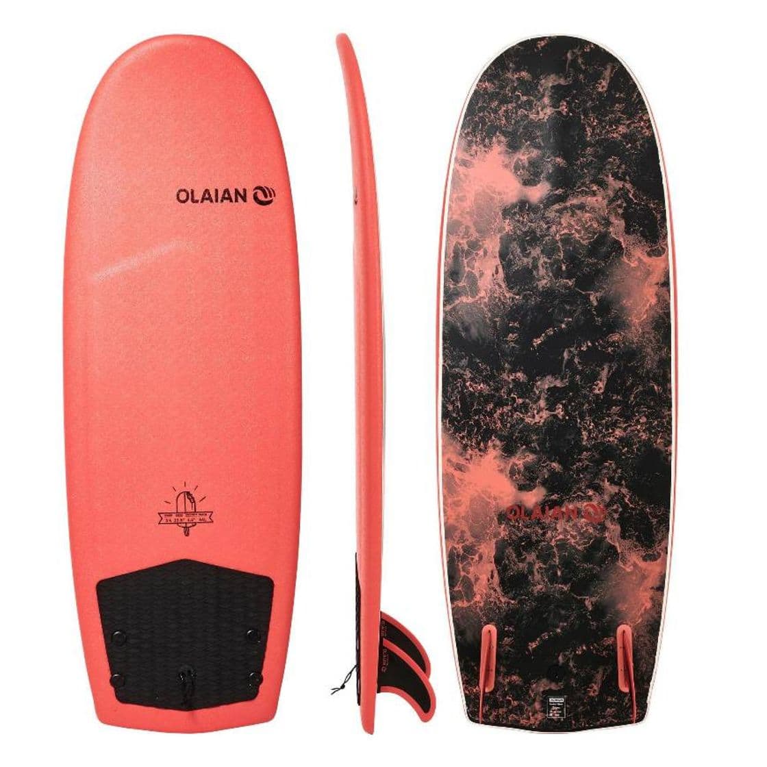 Moda Tabla surf 9 azulnaranja