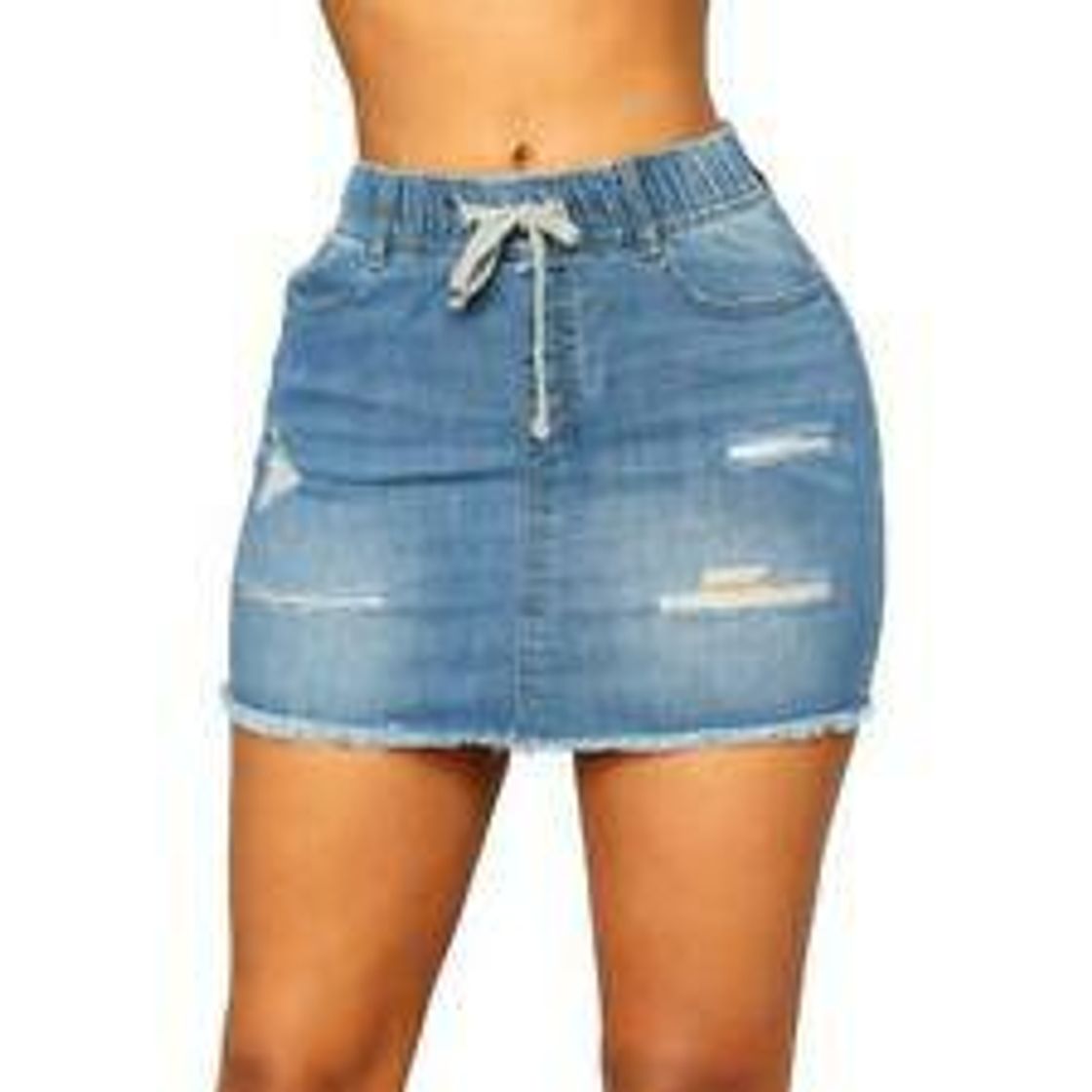 Moda Falda jeans