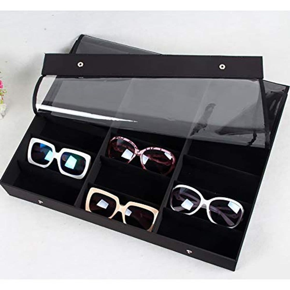 Product Chlyuan-ac Sunglass Glasses Display Case Organizer 18 Gafas Caja de presentación Cubierta