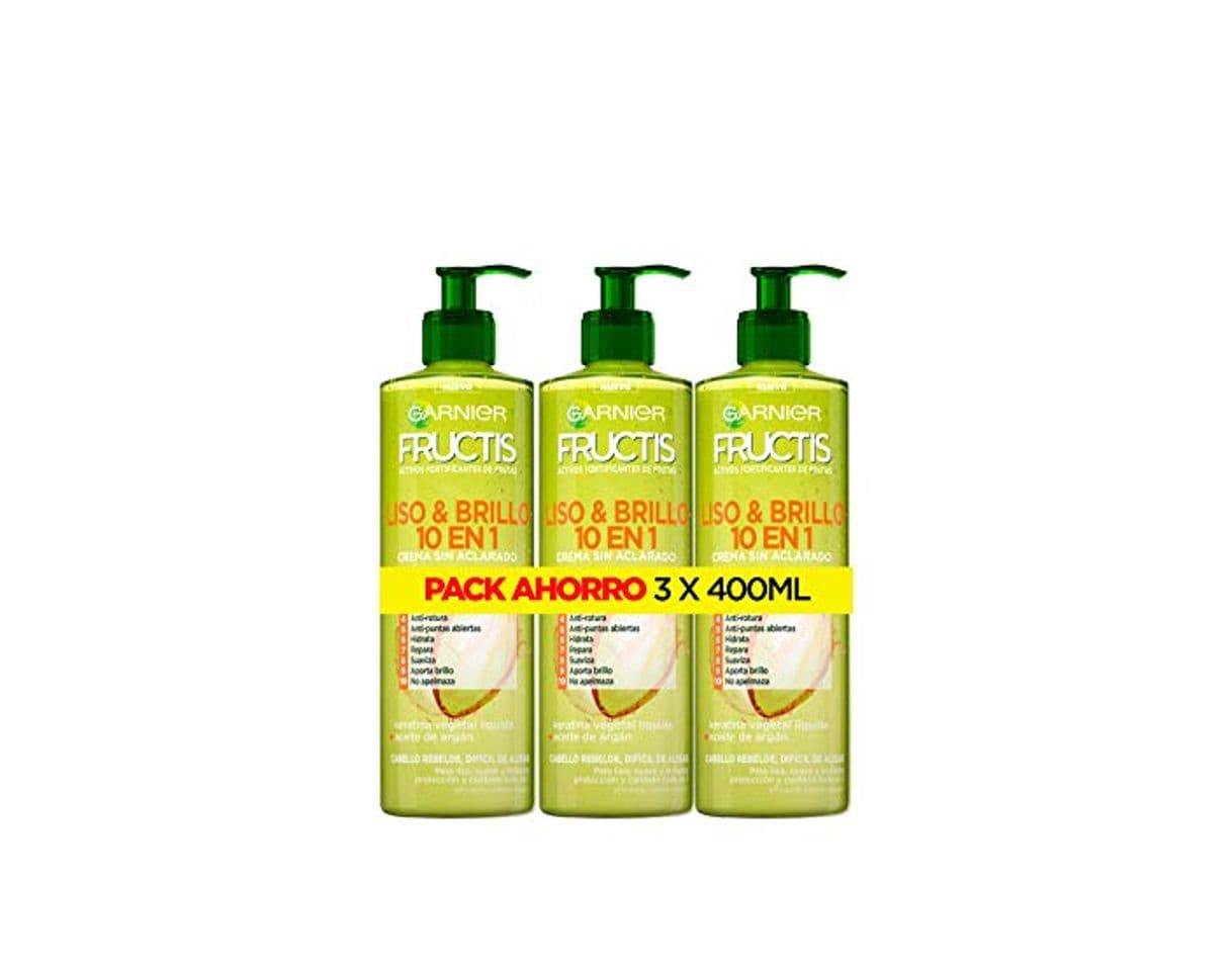 Beauty Garnier Fructis Liso y Brillo 10 en 1 Tratamiento Capilar Pelo Liso,