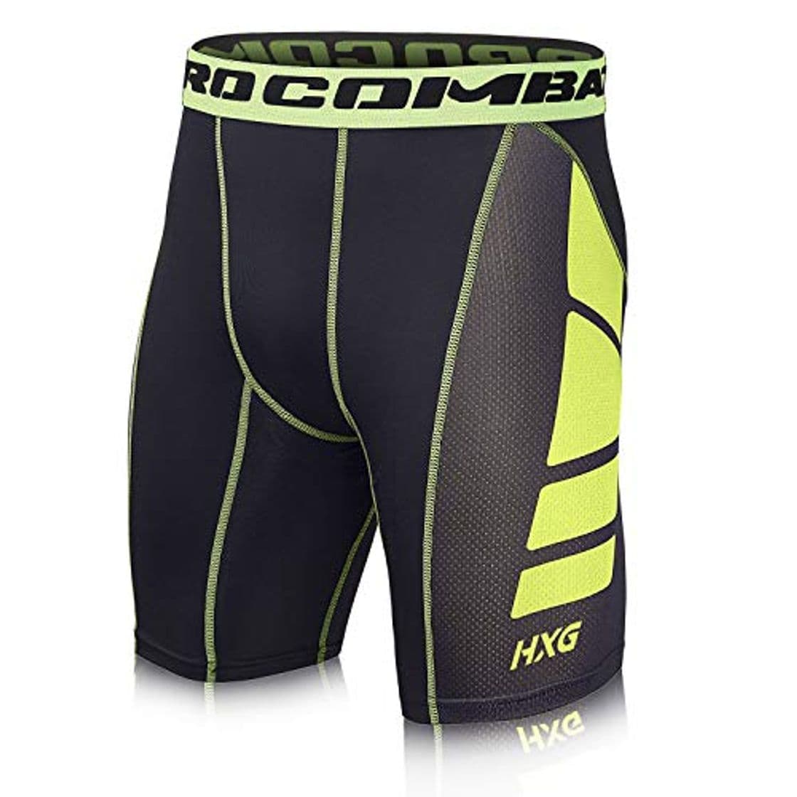 Product Hivexagon Pantalones Cortos de Compresión de Media Pierna para Deportes