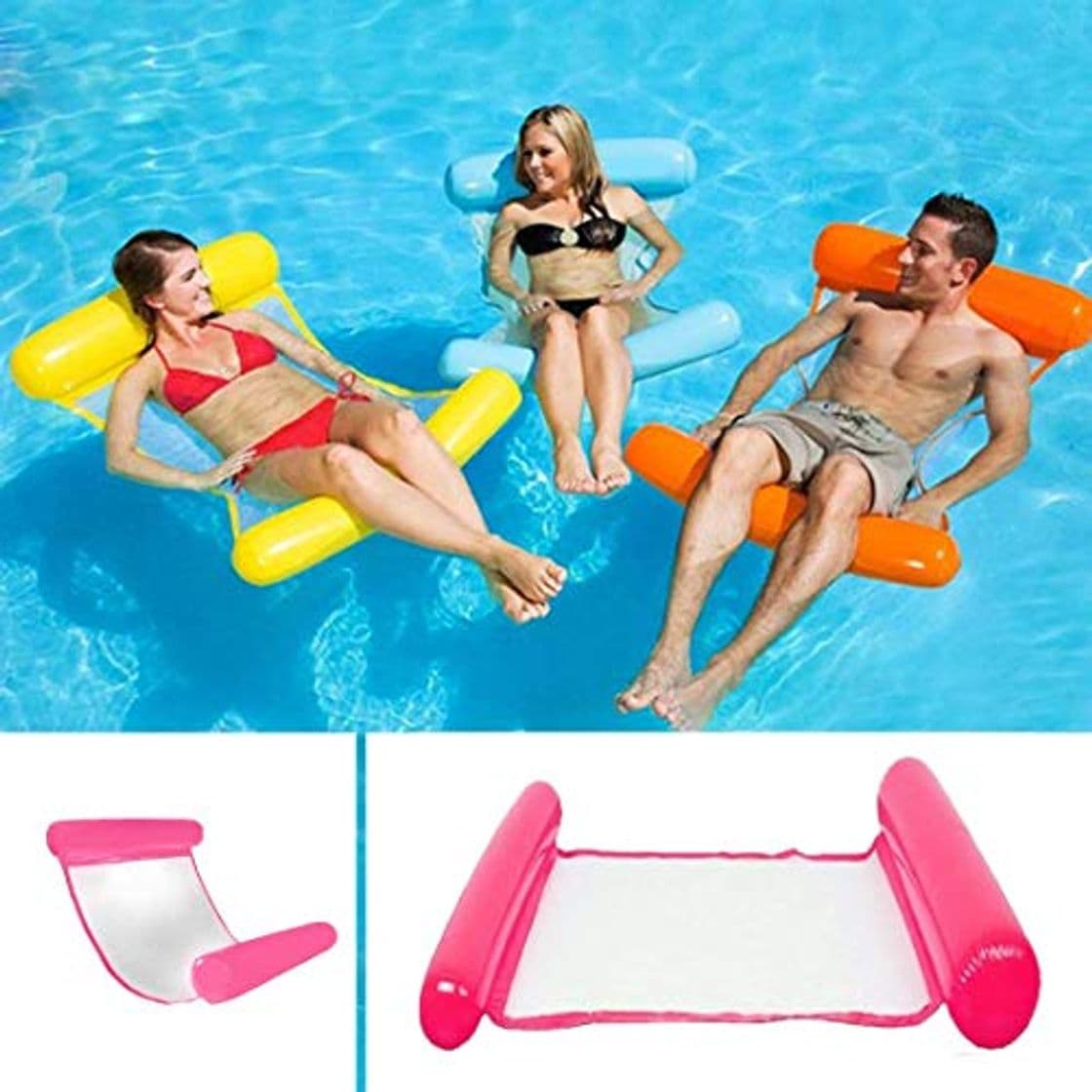 Product Sinwind Hamaca Flotante, Hamaca de Agua 4 en 1 Piscina Tumbona Hamaca