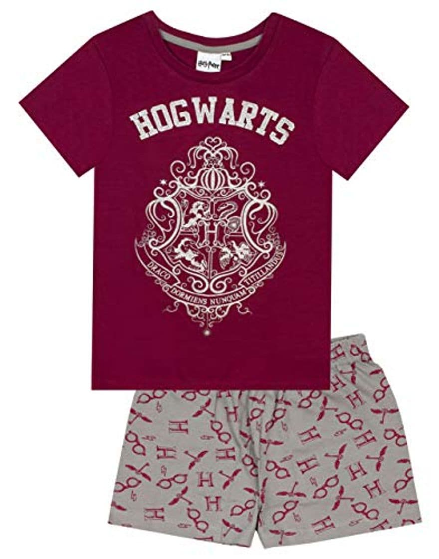 Fashion HARRY POTTER Pijama de Pierna Larga o Corta para Niña