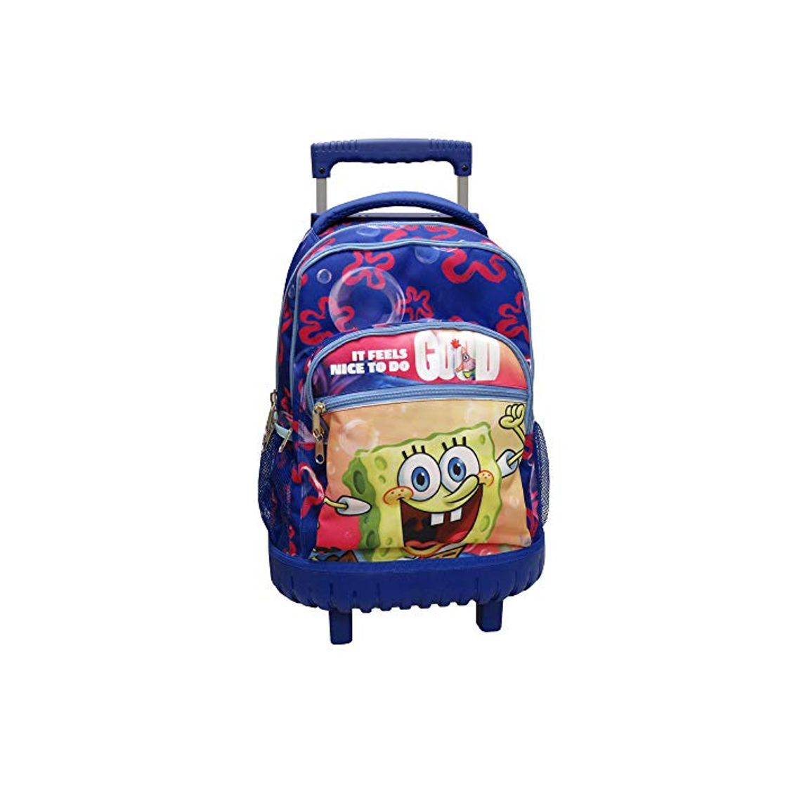 Fashion CYP BRANDS- Mochila Trolley Fijo Bob Esponja, Multicolor