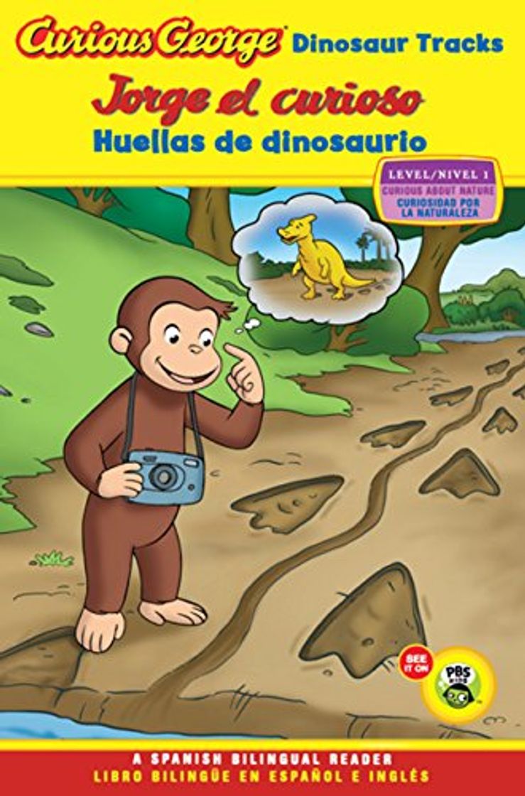 Book Jorge El Curioso Huellas de Dinosaurio/Curious George Dinosaur Tracks