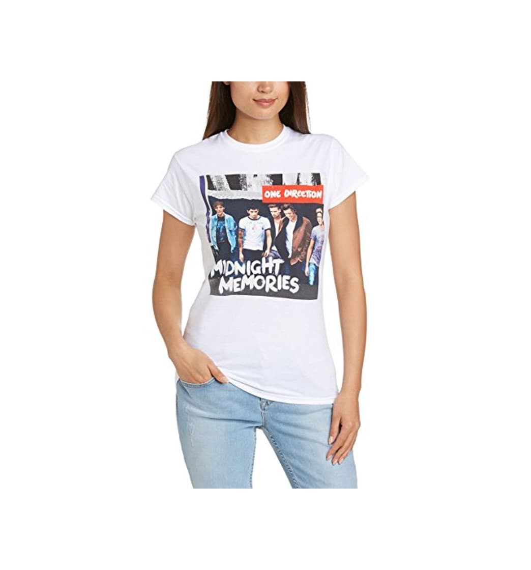 Moda One Direction ONEDTEE70LSW02 - Camiseta de Manga Corta para Mujer