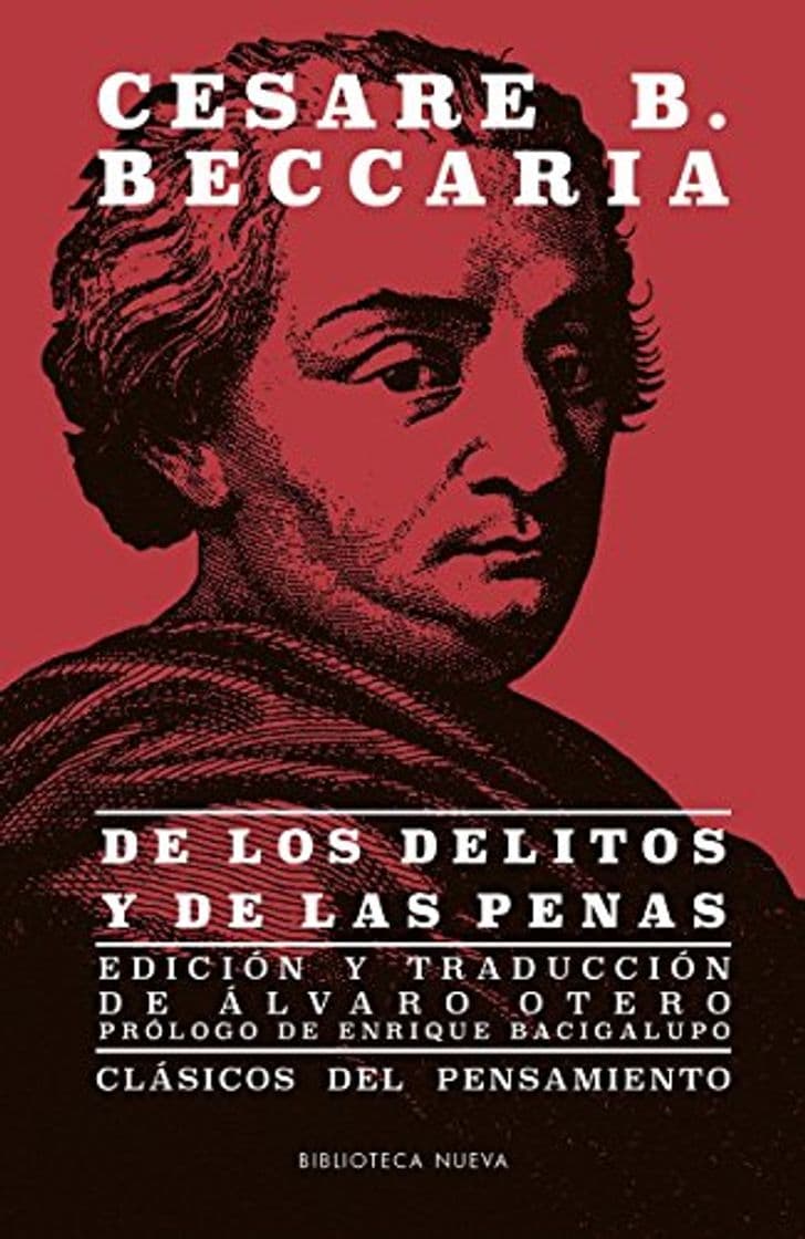 Book De los delitos y las penas