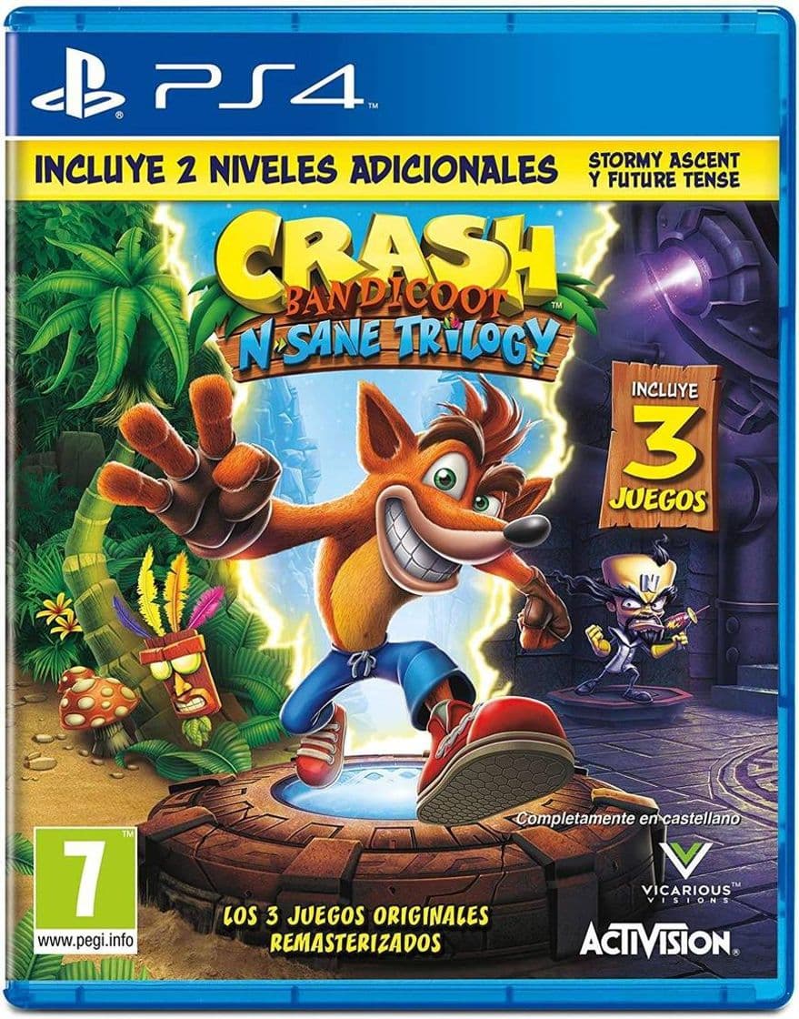 Moda Crash Bandicoot N.Sane Trilogy


