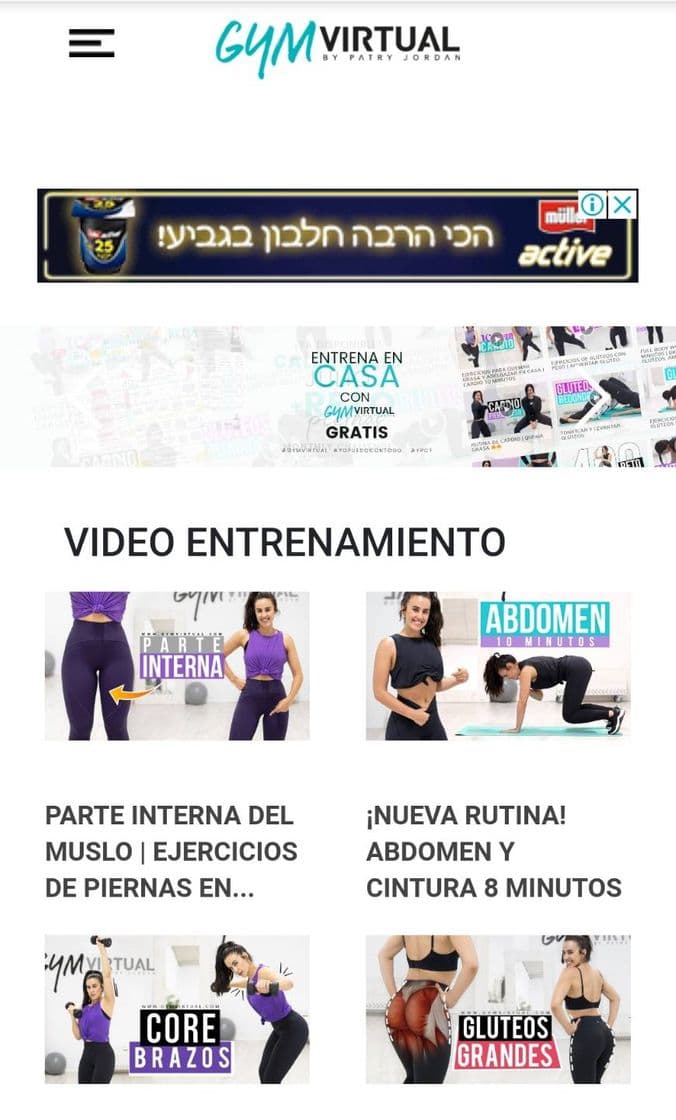 Moda GYM VIRTUAL | ¡A por tu mejor versión!