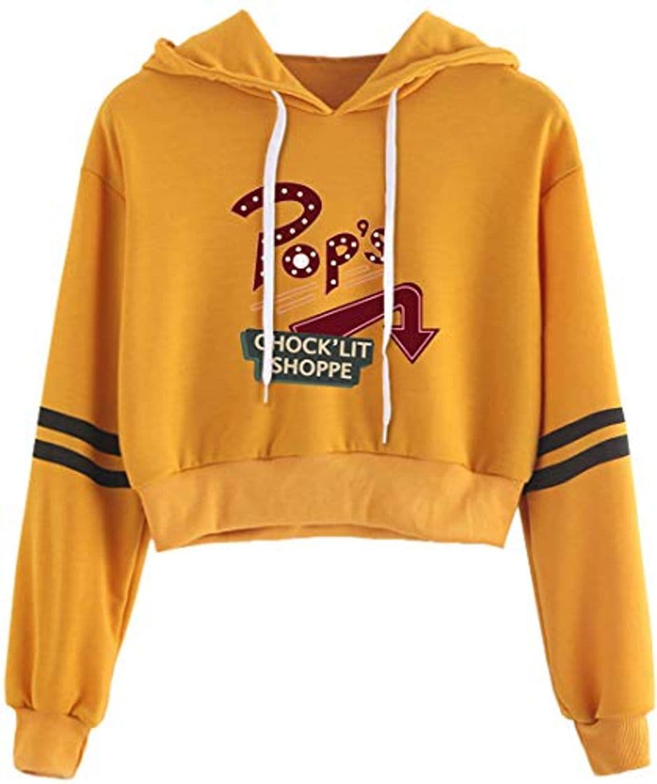 Producto EMILYLE Mujer Riverdale Serpiente South Side Sudadera Corta Deportiva Verano Mola S